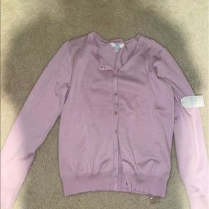 pink formal sweater